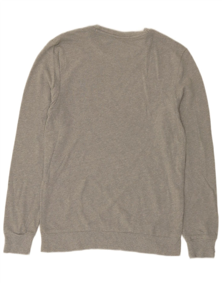 TOMMY HILFIGER Ανδρικό γραφικό φούτερ Jumper Μικρό γκρι βαμβακερό