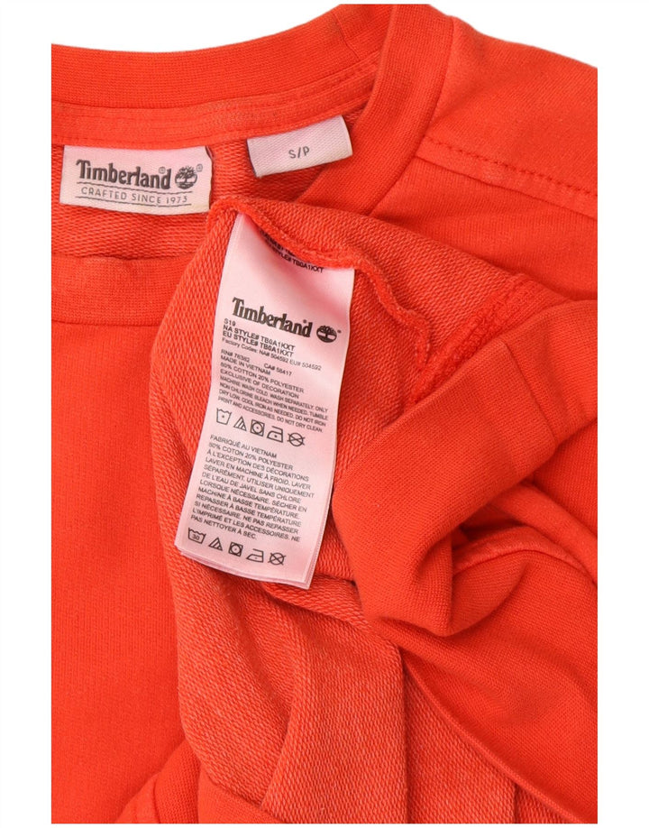 Ανδρικό φούτερ Timberland Jumper Μικρό πορτοκαλί βαμβακερό
