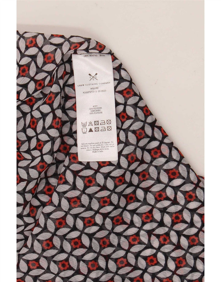 Crew Clothing Womens See Through Φόρεμα One Size Πολύχρωμο Γεωμετρικό
