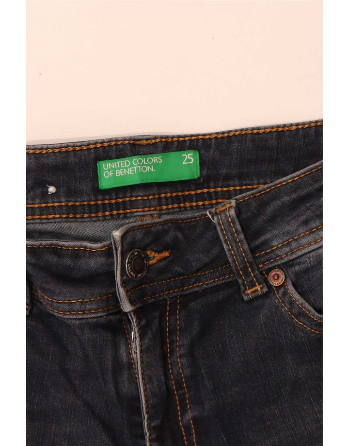 Γυναικεία Benetton Flared Jeans W25 L33 Blue