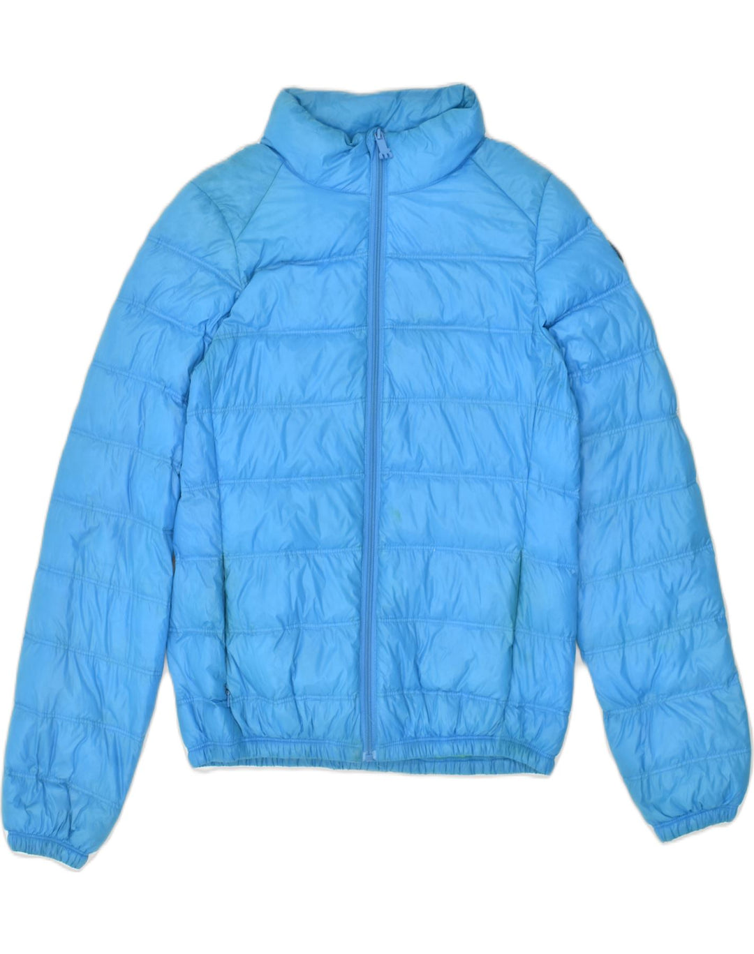 MISTRAL Womens Padded Jacket UK 12 Medium Blue Polyester | Vintage Mistral | Thrift | Second-Hand Mistral | Used Clothing | Messina Hembry 