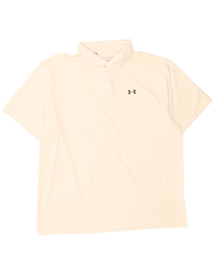 Under Armour Ανδρικό Πόλο Μπλουζάκι 2XL Λευκό