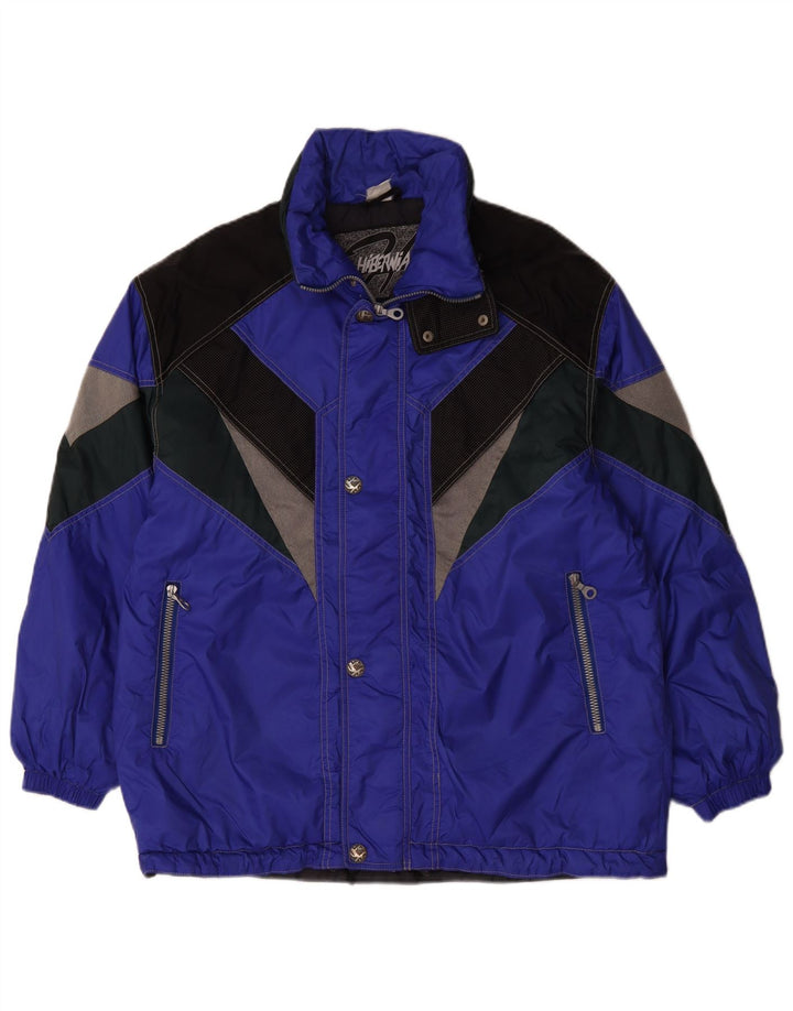Ανδρικό μπουφάν Hibernia Ski UK 38 Medium Blue Colorblock Polyamide