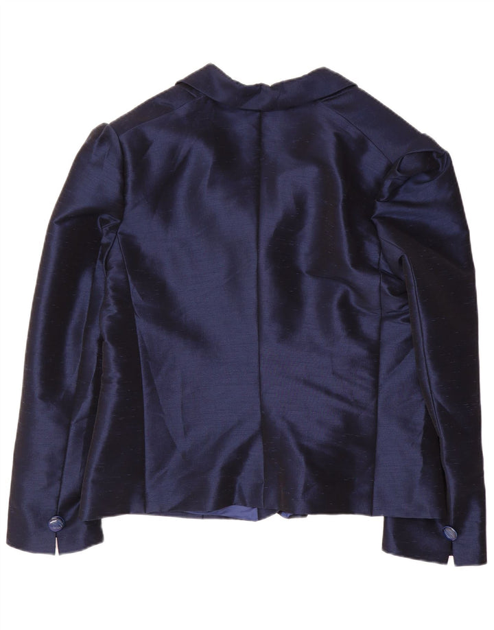 LUCIANO SOPRANI Γυναικείο μπλέιζερ με 4 κουμπιά μπουφάν UK 16 Large Navy Blue