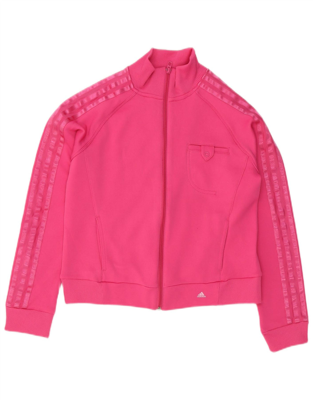 Γυναικεία αθλητική φόρμα Adidas Top Jacket UK 14 Medium Pink Polyester