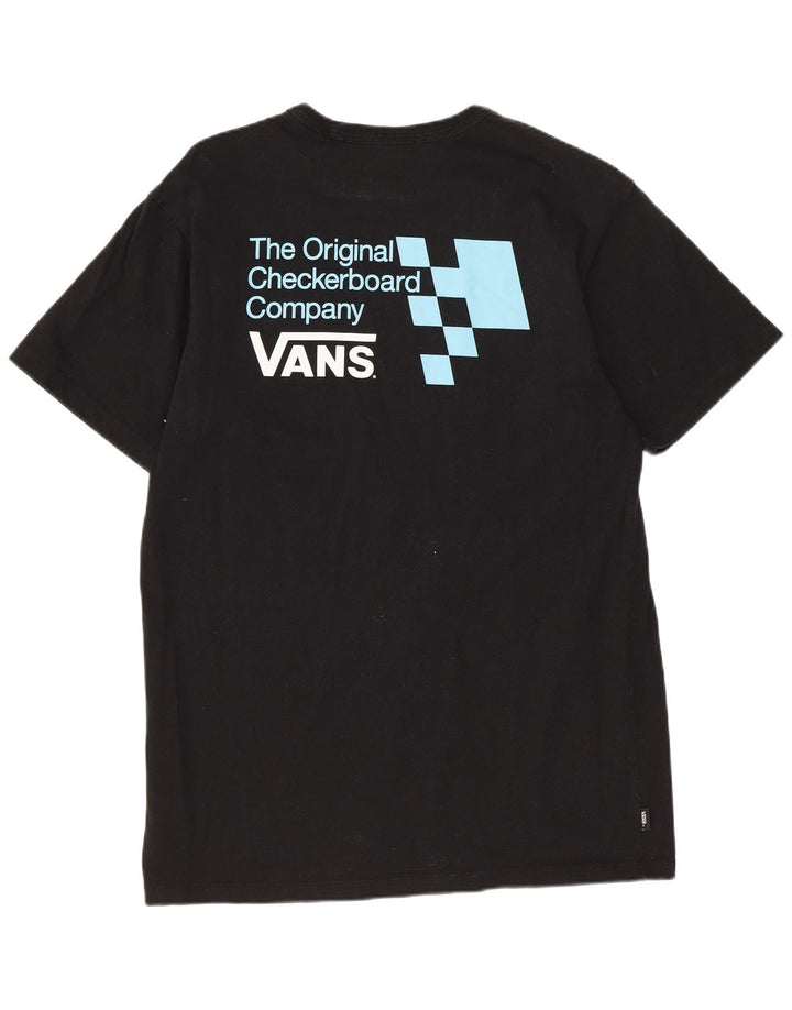 Γραφικό T-Shirt Ανδρικό VANS Classic Fit Top Μεσαίο μαύρο βαμβακερό