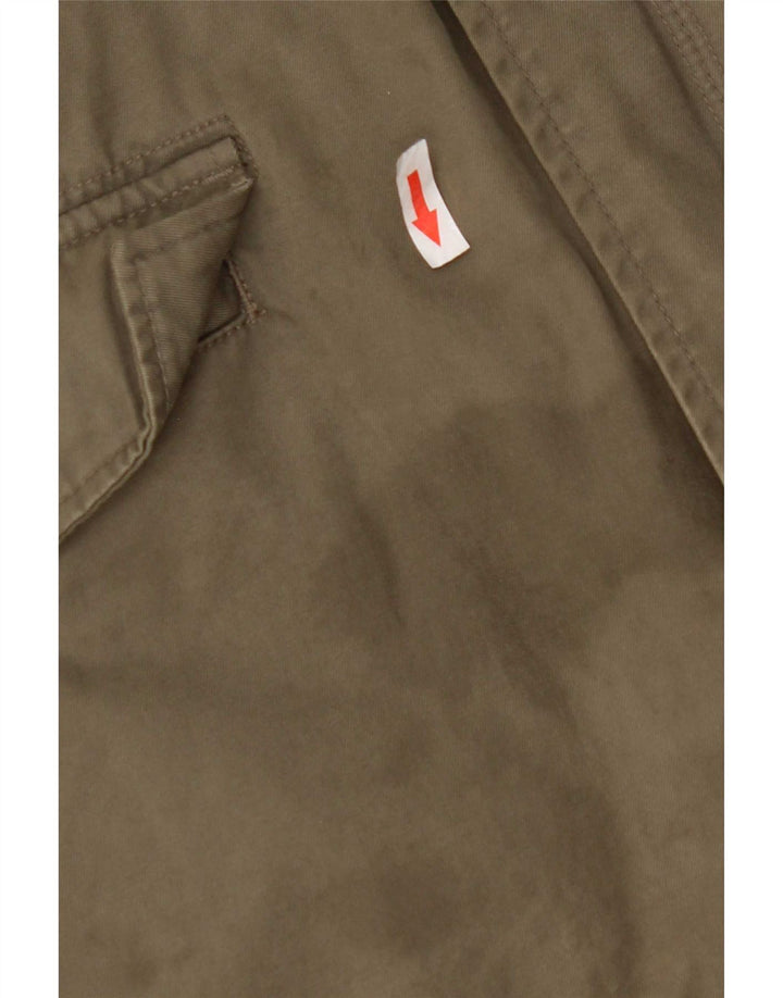 Marks & Spencer Γυναικείο Utility Jacket UK 44 2XL Khaki Cotton