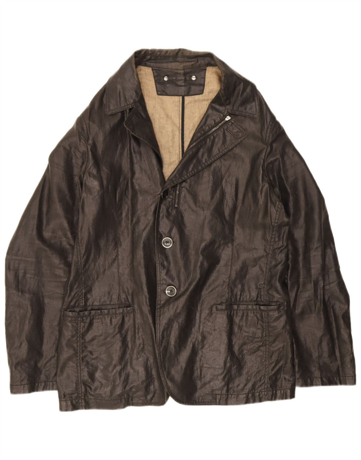 Armani Collezioni Ανδρικό σακάκι 2 κουμπιών UK 38 Medium Black