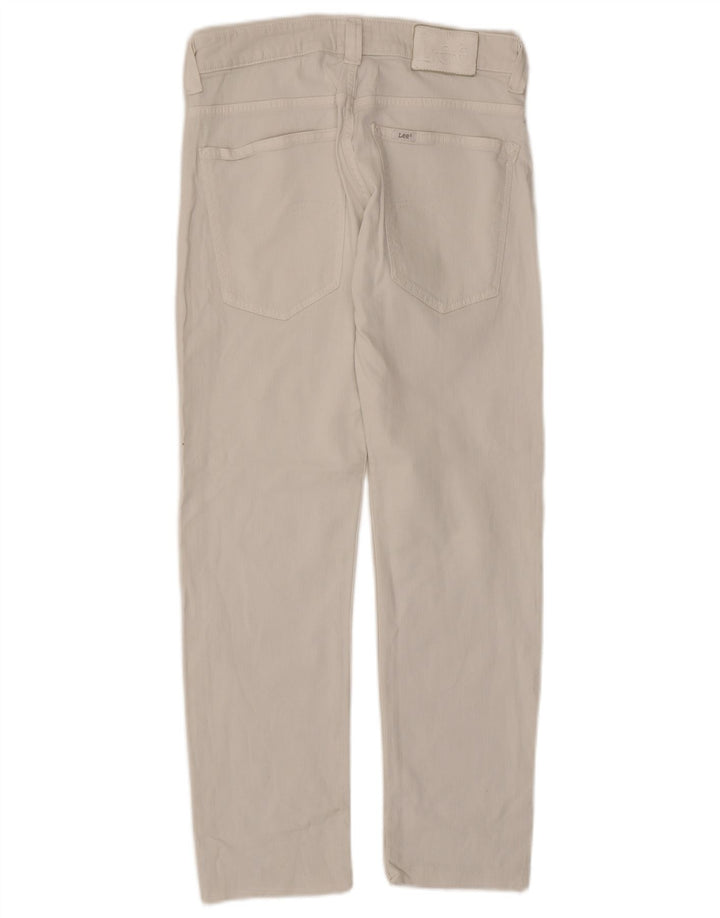 LEE Γυναικείο Powell Slim Jeans W32 L27 Off White Βαμβακερό