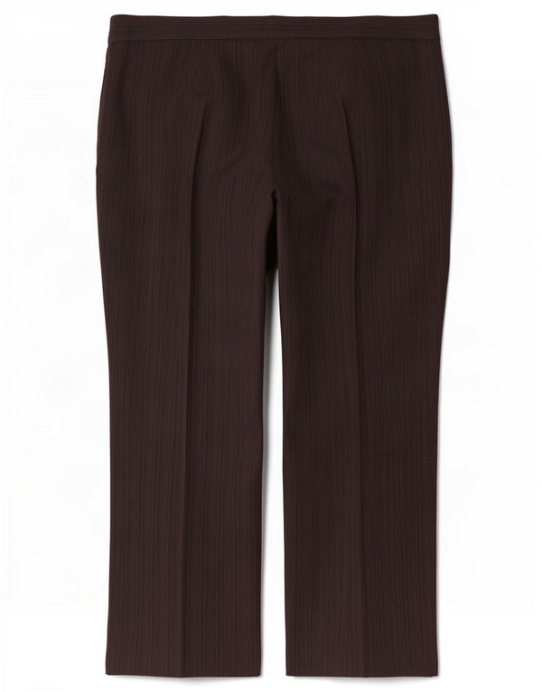 Marks & Spencer γυναικείο παντελόνι UK 20 2XL W40 L30 καφέ ριγέ