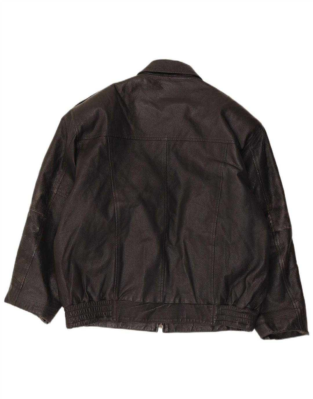 MILAN Ανδρικό Δερμάτινο Μπουφάν UK 40 Large Μαύρο Δερμάτινο