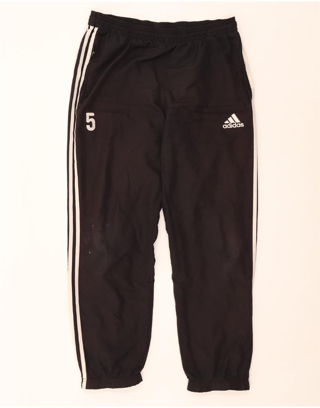 Ανδρικές φόρμες γραφικών ADIDAS Παντελόνια Joggers Μεγάλο Μαύρο Πολυεστέρα