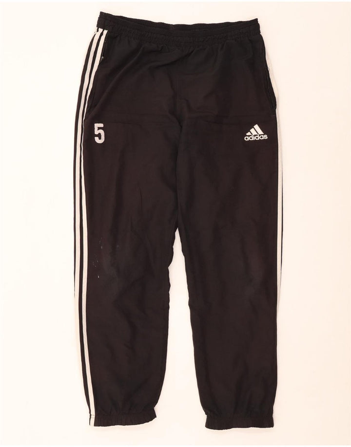 Ανδρικές φόρμες γραφικών ADIDAS Παντελόνια Joggers Μεγάλο Μαύρο Πολυεστέρα
