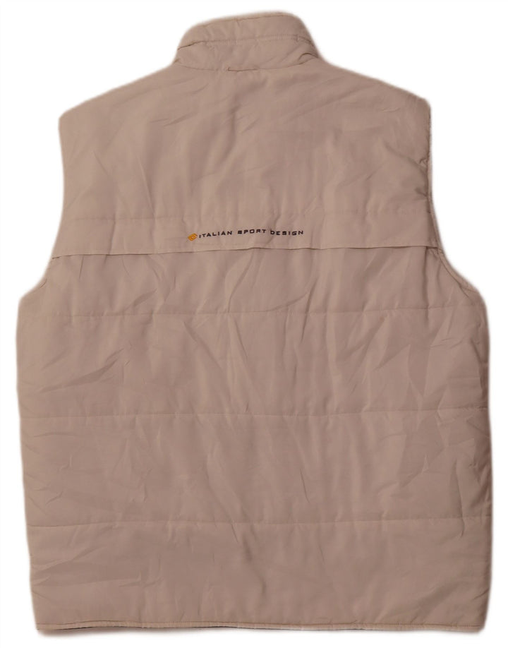 Lotto Mens Padded Gilet IT 52 XL Off White Polyester