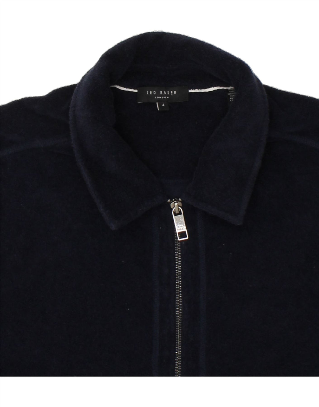 TED BAKER Mens Tracksuit Top Jacket Size 4 Medium Navy Blue Cotton Vintage Ted Baker and Second-Hand Ted Baker from Messina Hembry 
