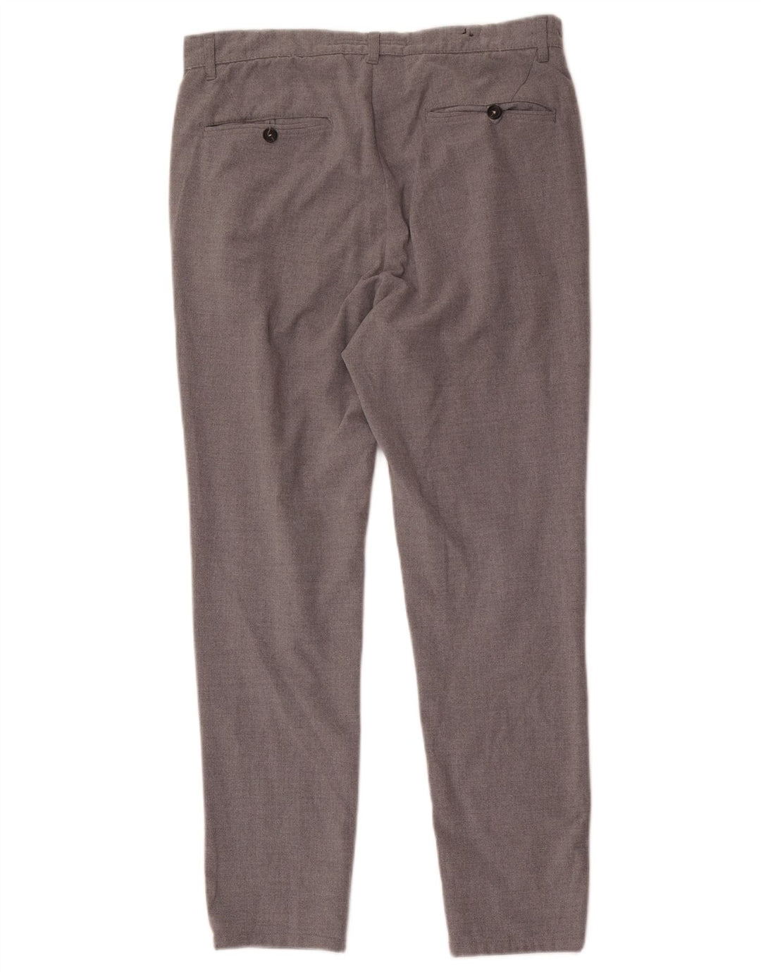 Zara Ανδρικό Slim παντελόνι Chino EU 42 Large W32 L28 Grey Polyester