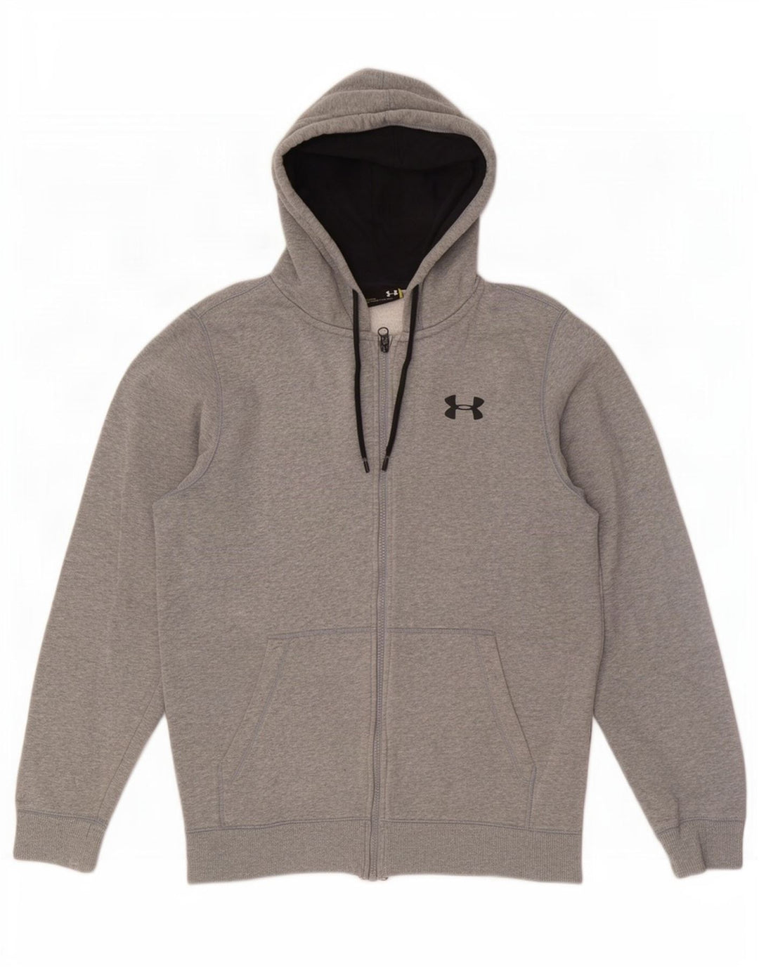 Ανδρικό πουλόβερ με φερμουάρ Under Armour με κουκούλα με κουκούλα σε μικρό γκρι χρώμα