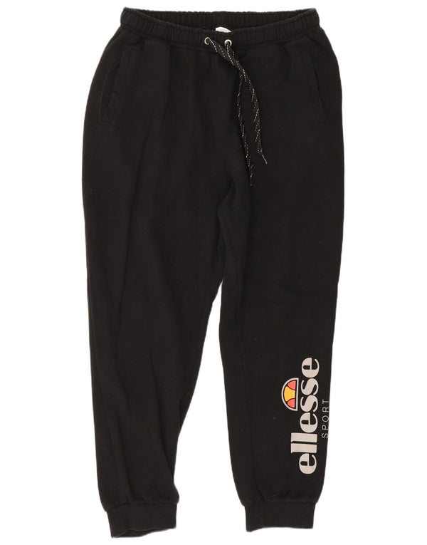 Ellesse Ανδρικά γραφικά αθλητικά παντελόνια Joggers UK 39/41 Medium Black