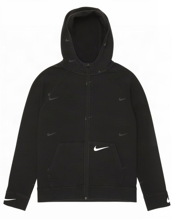 Πουλόβερ Nike Boys Graphic Standard Fit με κουκούλα 13-14 ετών XL Μαύρο