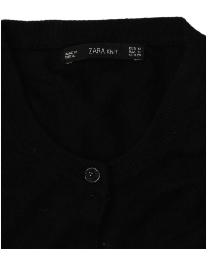 Zara Γυναικείο πουλόβερ UK 14 Medium Black