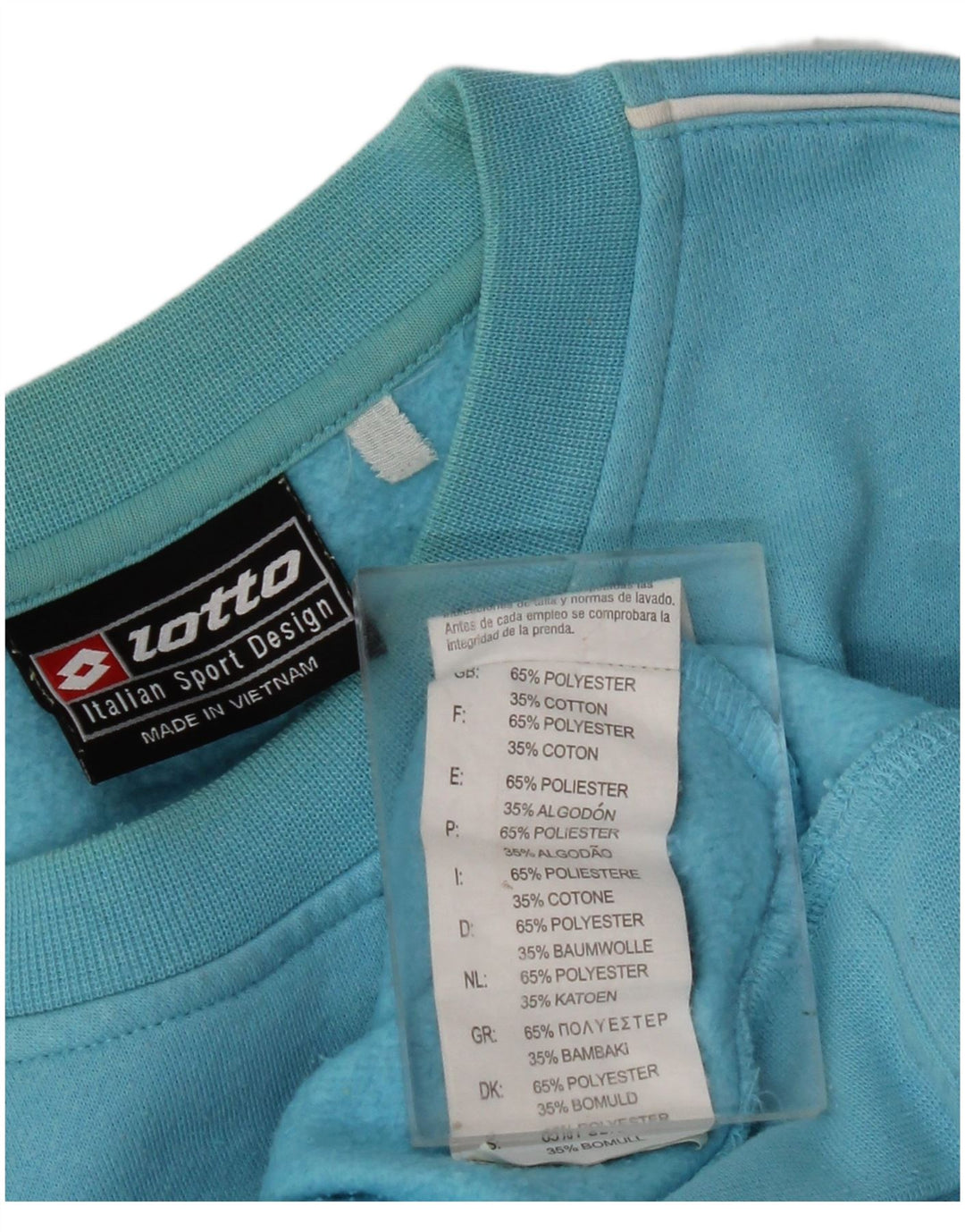 Ανδρικό γραφικό φούτερ LOTTO Jumper Μεσαίο Μπλε Πολυεστέρας