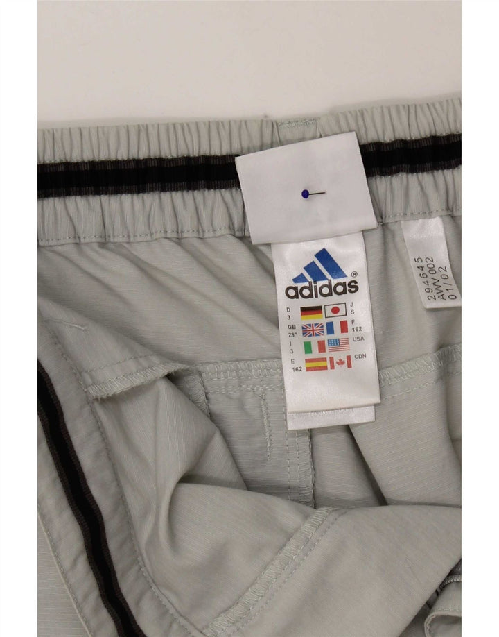 Γυναικείο Παντελόνι Κάπρι Adidas W28 L20 Γκρι Πολυαμίδιο
