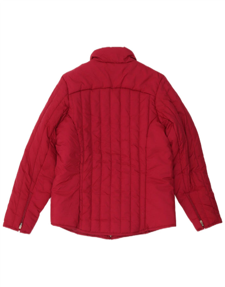 Adidas Γυναικείο μπουφάν με επένδυση UK 10 Small Red Polyester