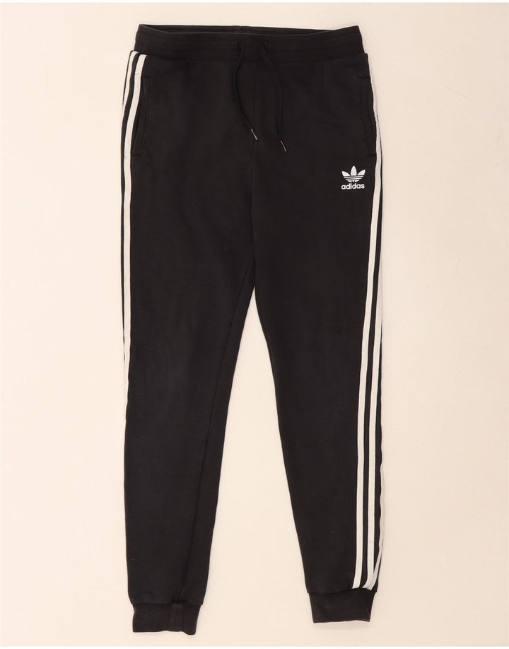 ADIDAS για αγόρια αθλητικά παντελόνια Joggers 14-15 ετών μαύρο βαμβακερό