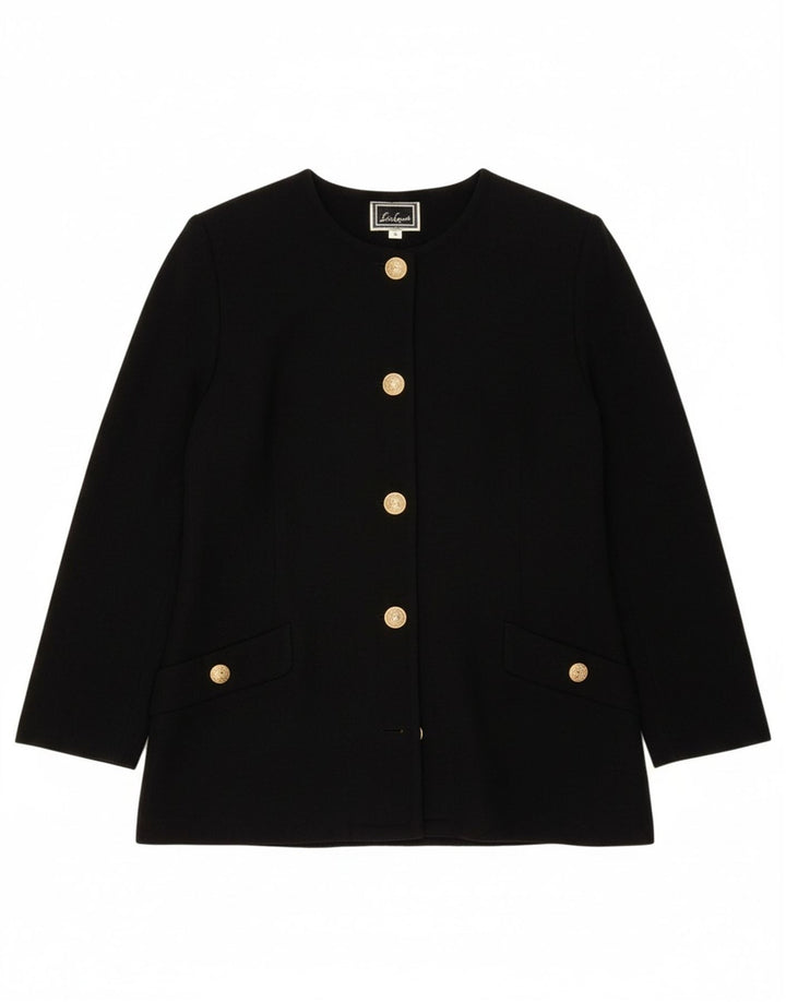 Luisa Spagnoli Γυναικείο σακάκι 5 κουμπιών UK 12 Medium Black