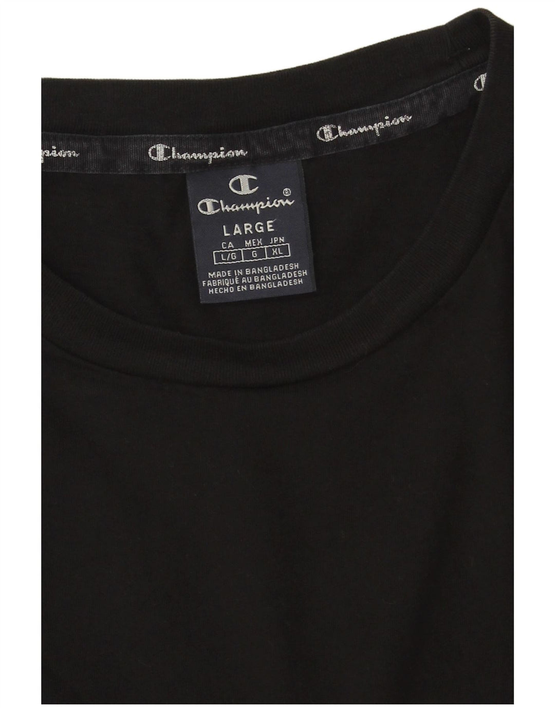 Ανδρικό T-Shirt Champion Top Large Μαύρο