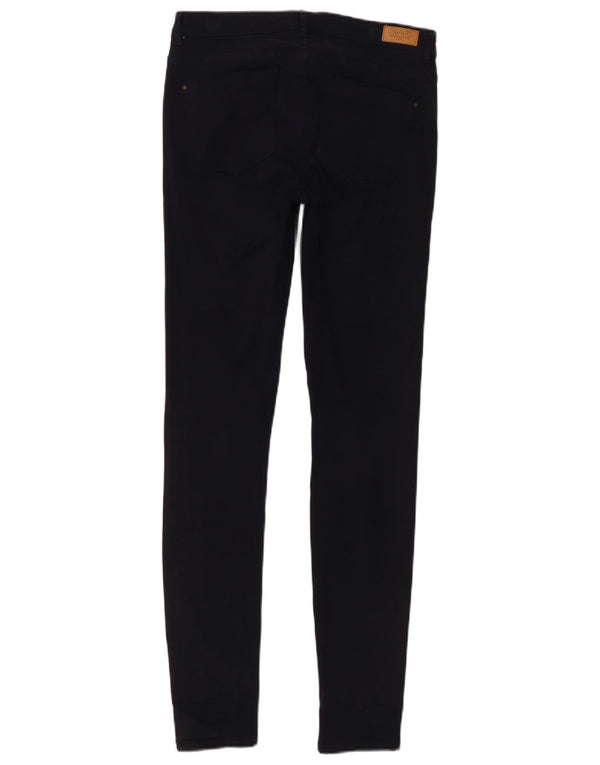 Zara Γυναικείο Trafaluc Skinny Casual Παντελόνι EU 38 Small W28 L30 Navy Blue