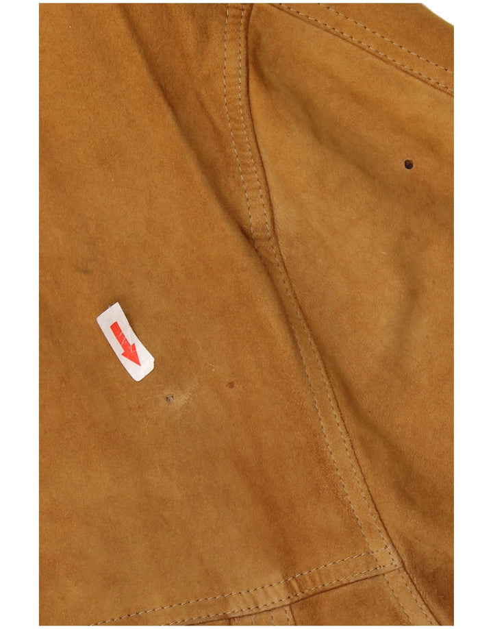 Ανδρικό παλτό ASGARD Suede UK 42 XL Καφέ