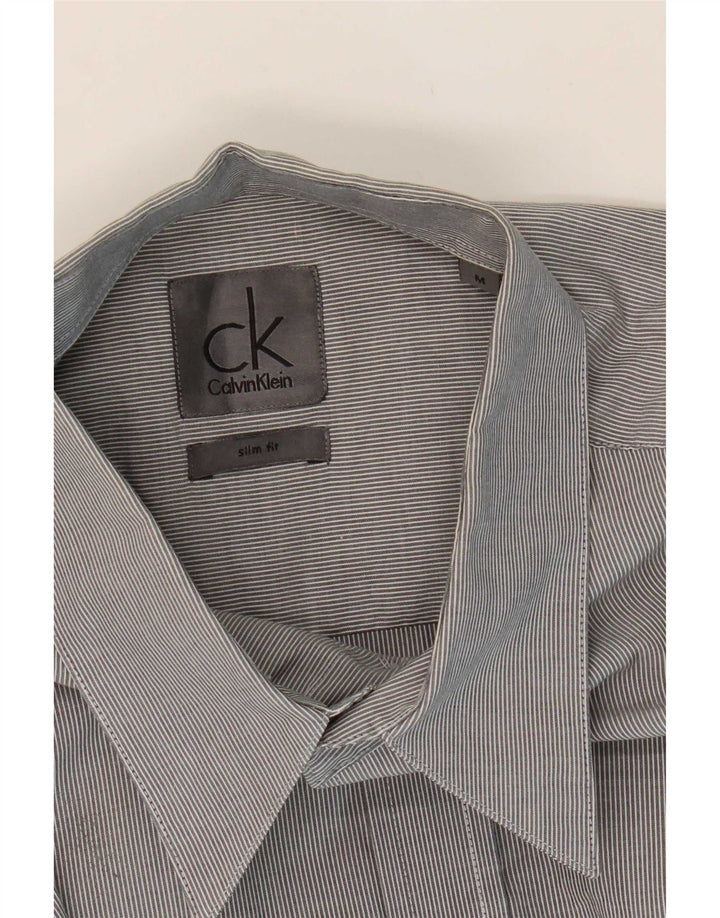 Ανδρικό πουκάμισο Calvin Klein Slim Fit Βαμβακερό μεσαίο γκρι