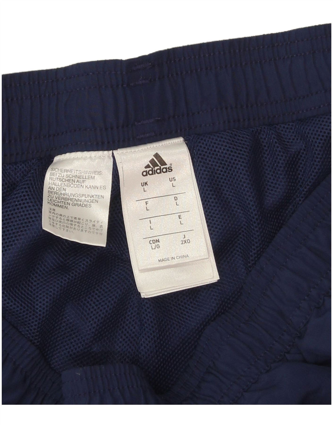 Ανδρική φόρμα Adidas Παντελόνι Joggers Large Navy Blue Polyester