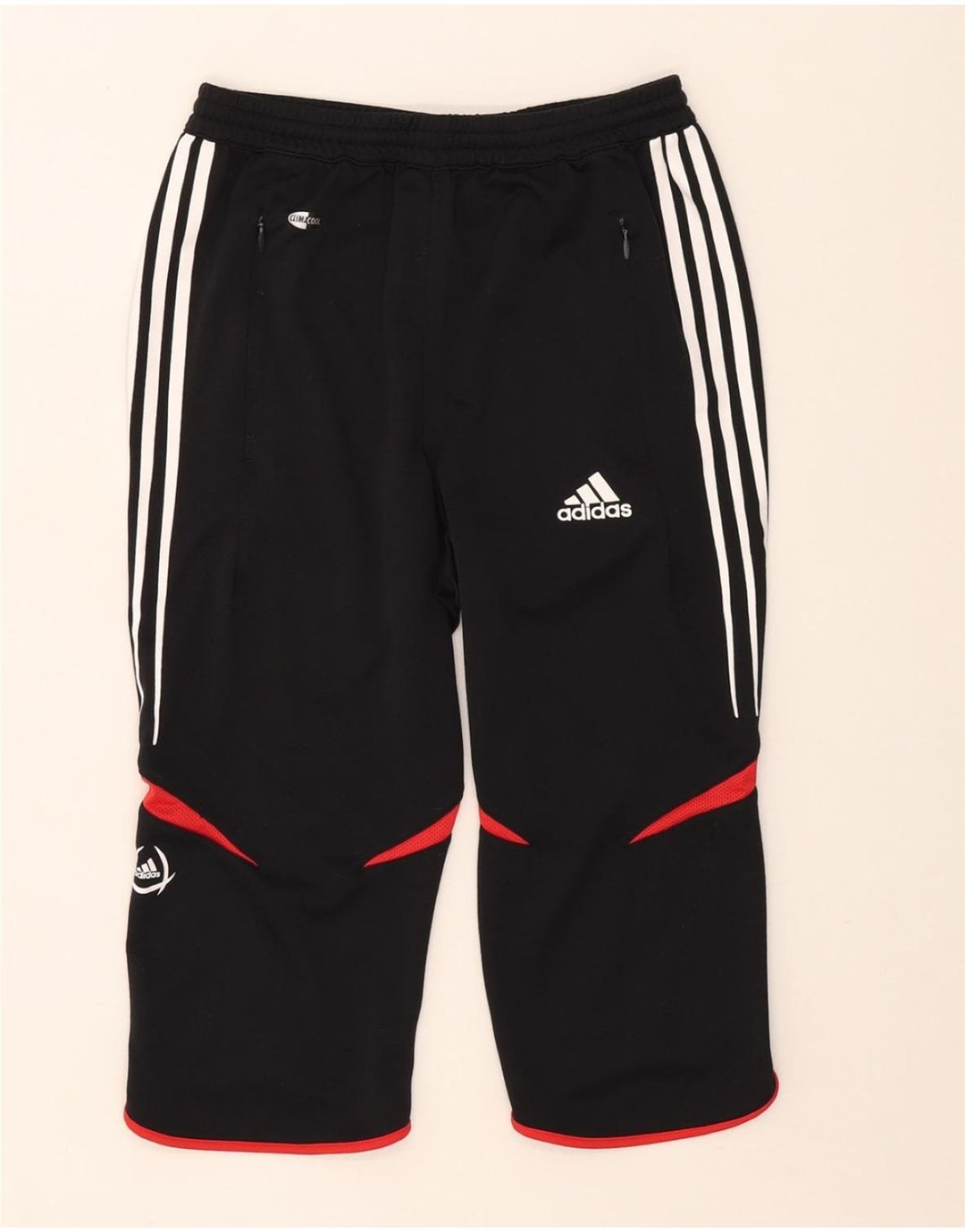 Ανδρική φόρμα φόρμας Adidas Capri Παντελόνι μεγάλο μαύρο χρώμα πολυεστέρα
