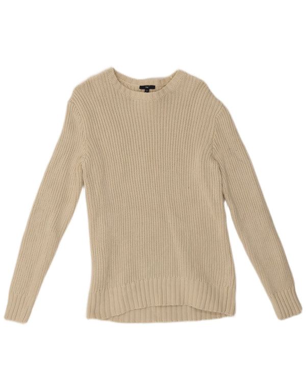Γυναικείο πουλόβερ Gap Boat Neck Jumper UK 14 Medium Off White Βαμβακερό