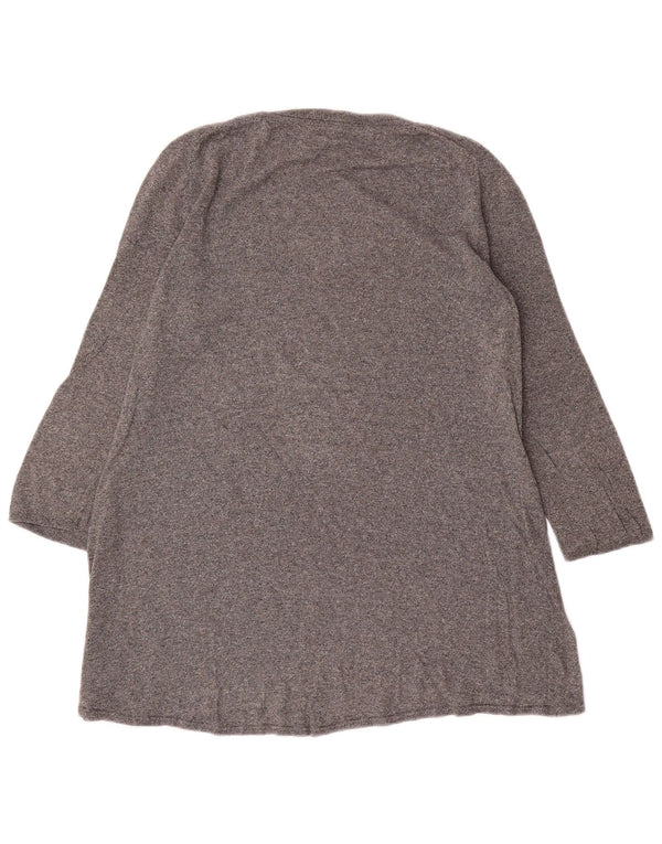 Massimo Dutti Γυναικείο χιτώνιο 3/4 μανίκι τοπ UK 14 Μεγάλο γκρι φλύκταινα