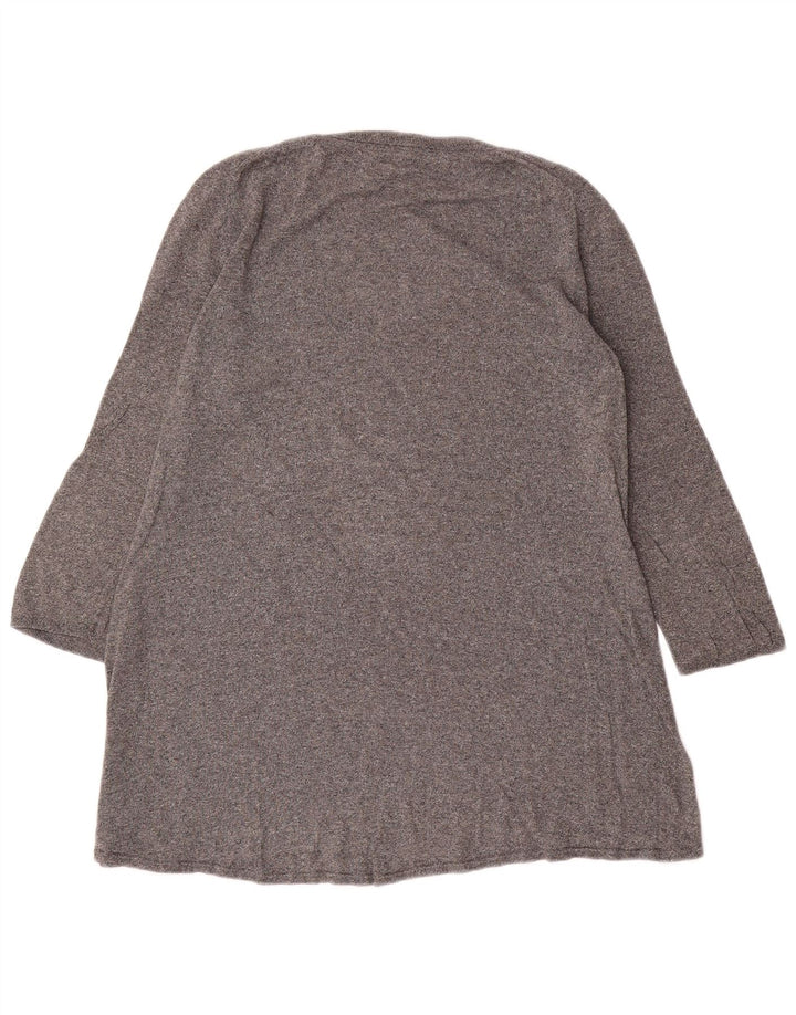 Massimo Dutti Γυναικείο χιτώνιο 3/4 μανίκι τοπ UK 14 Μεγάλο γκρι φλύκταινα