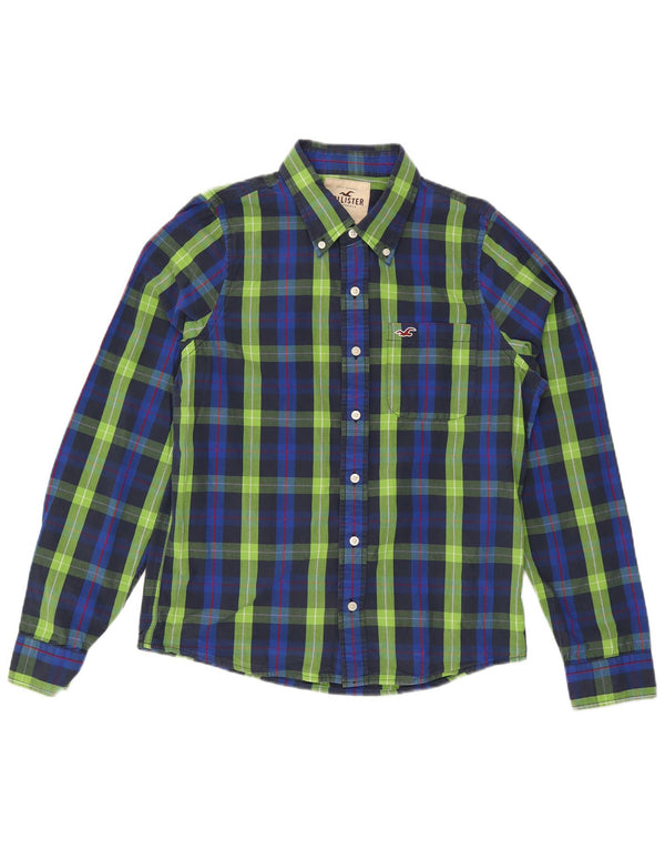 Ανδρικό πουκάμισο Hollister XL Blue Check