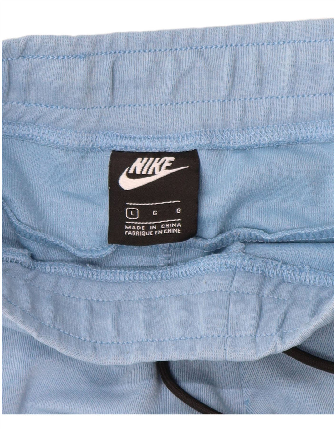 Γυναικεία αθλητική φόρμα NIKE Παντελόνι Joggers UK 14 Μεγάλο Μπλε Βαμβακερό