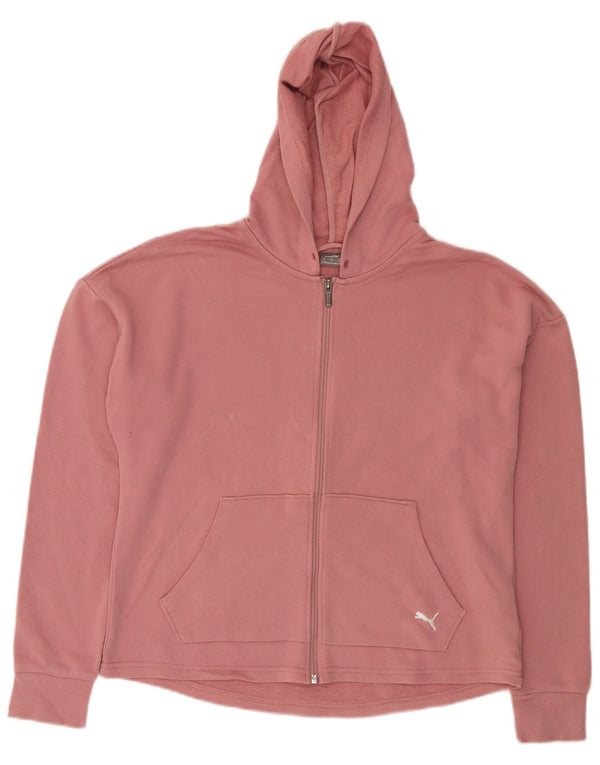 Γυναικείο πουλόβερ Puma με φερμουάρ UK 18 XL Ροζ βαμβακερό