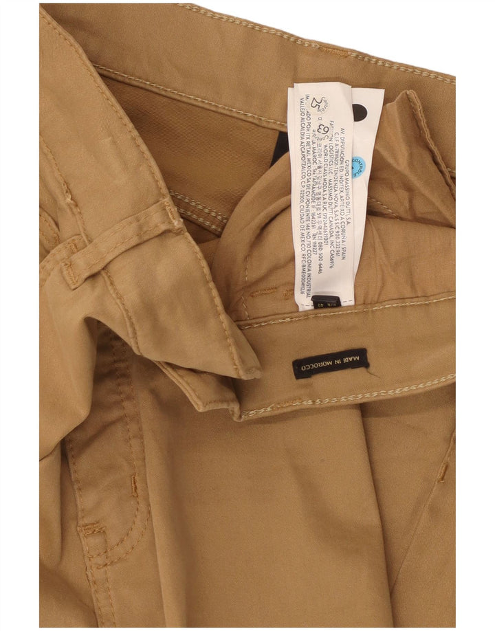 Massimo Dutti Γυναικείο ίσιο casual παντελόνι EU 40 Medium W30 L26 Beige