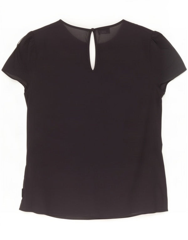 Armani Γυναικεία Μπλούζα Top EU 38 Medium Navy Blue Cotton