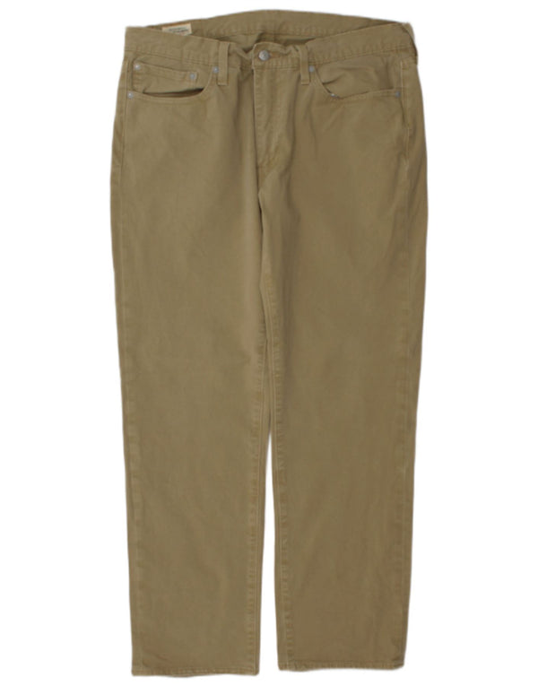 Levi's Mens 514 Straight Casual Παντελόνι W34 L30 Χακί Βαμβακερό