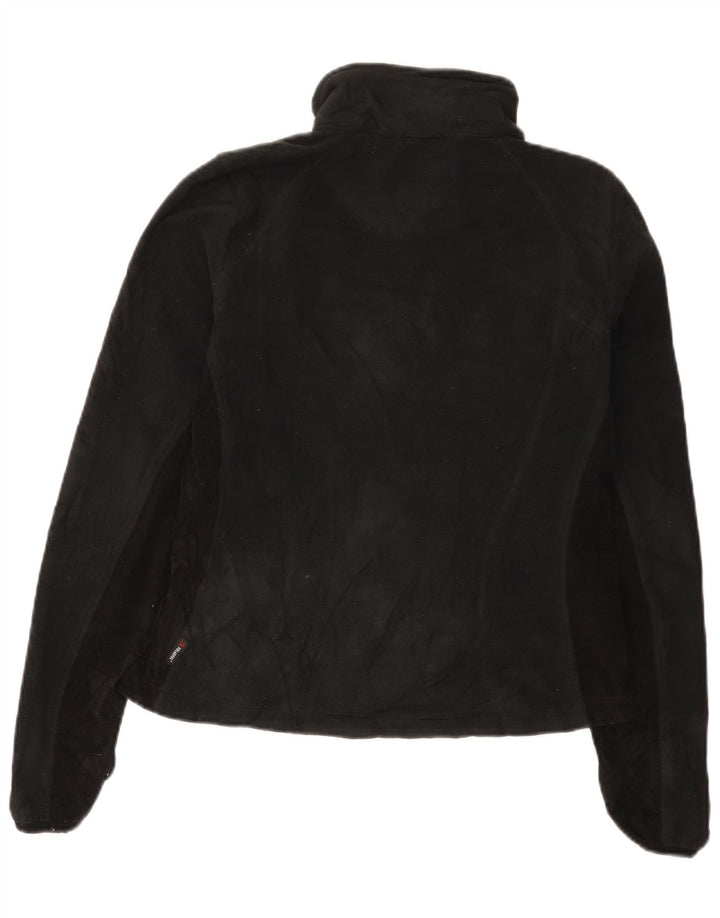Eddie Bauer Γυναικείο Fleece Jacket UK 14 Medium Black Polyester