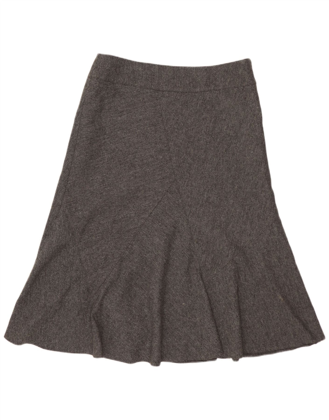 Marks & Spencer Γυναικεία φούστα Α-γραμμής UK 12 Medium W32 Γκρι όψη καινούργιο μαλλί