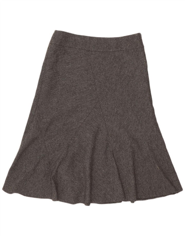 Marks & Spencer Γυναικεία φούστα Α-γραμμής UK 12 Medium W32 Γκρι όψη καινούργιο μαλλί