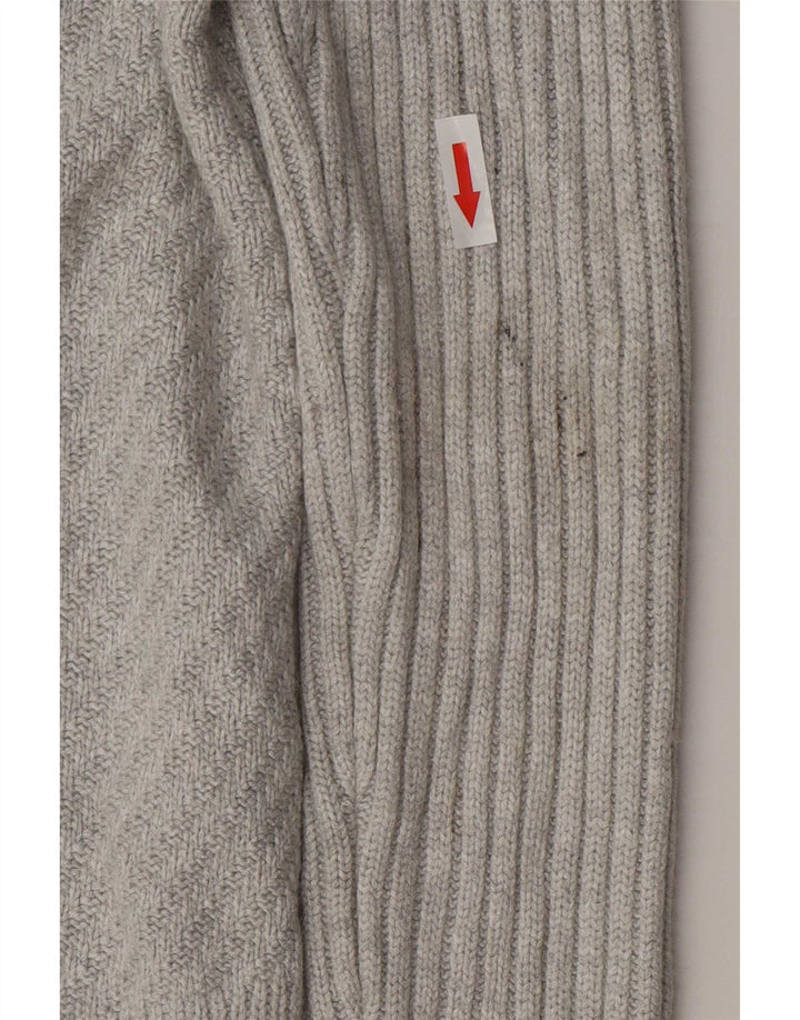 Marks & Spencer Γυναικείο Longline ανοιχτό πουλόβερ ζακέτα UK 10 Small Grey