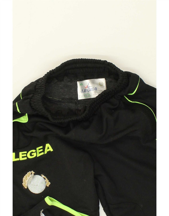 LEGEA Boys Graphic Sport Shorts 4-5 Years XS Black Polyester Vintage Legea and Second-Hand Legea from Messina Hembry 
