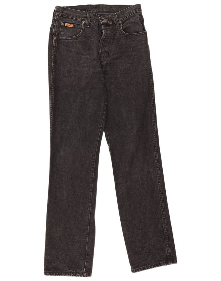 Ανδρικό τζιν Wrangler ίσιο W30 L33 Μαύρο
